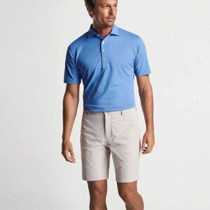 Mens PETER MILLAR Crown Crafted Tailored Fit Mesh Polo Shirt Size 2XL New